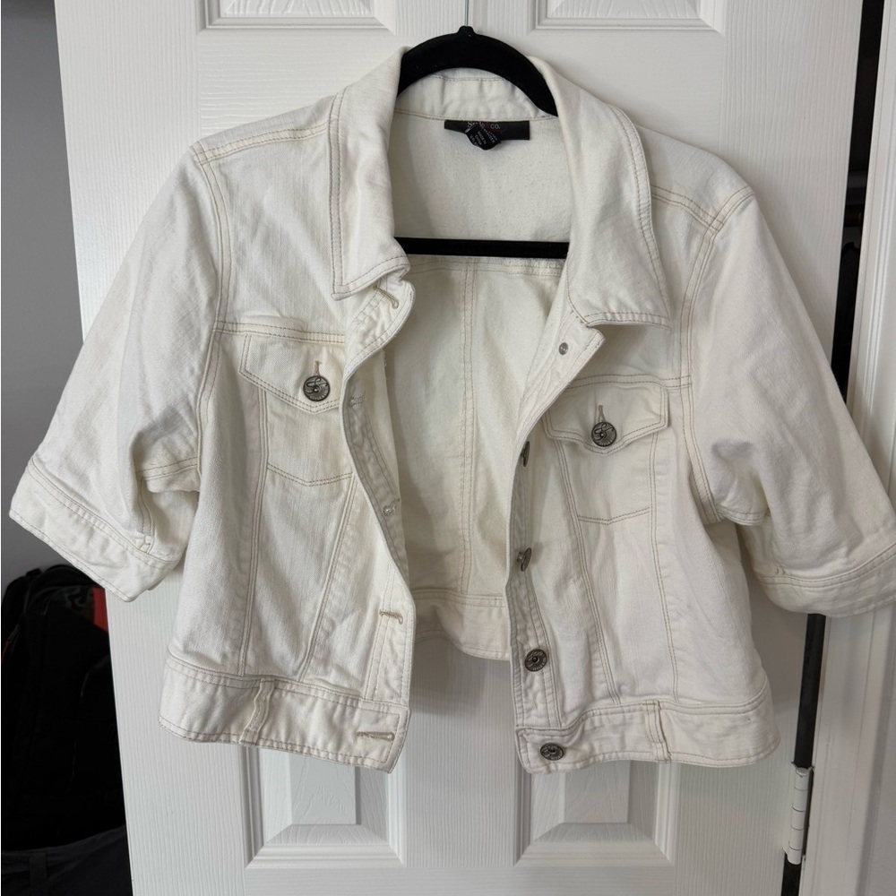 White Denim Jacket